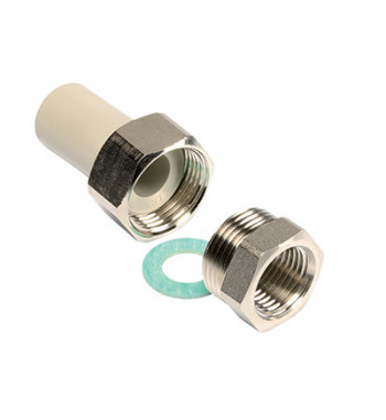 PPR Ekoplastik Dutch fitting grey int. 25X3/4 SSI02525XX Packaging:1/10/100