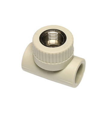 Tee PPR Ekoplastik gray 25X1/2 metallic inner connection STKI02520X Packaging: 1/10/100