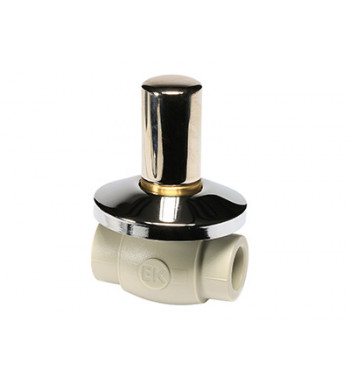 Pass-through valve with valve for concealed installation, chrome 20 SVEPLK020X Packaging: 1/5/30