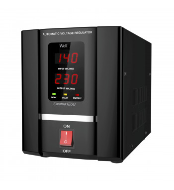 STABILIZATOR AUTOMAT DE TENSIUNE WELL CONSTANT 2000VA CU SERVO MOTOR