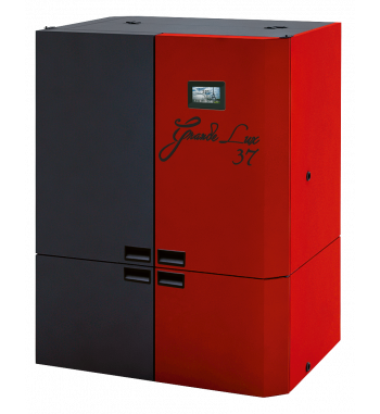 *CAZAN COMPACT PE PELETI DIN OTEL GRANDE R-C 37KW LUX