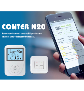TERMOSTAT ELECTRONIC CONTROLAT PRIN INTERNET N20