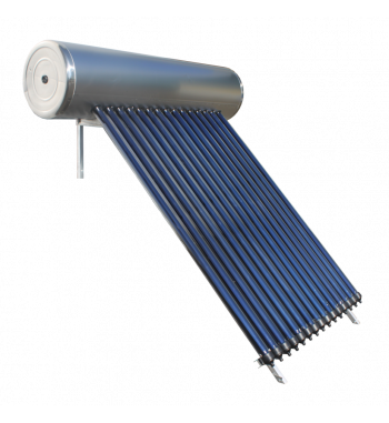 PRESSURIZED SOLAR PANEL PS190 – ROOF FRAME C.565 (stainless steel tank 190L; box with 15 vacuum tubes; box with PS190 roof frame