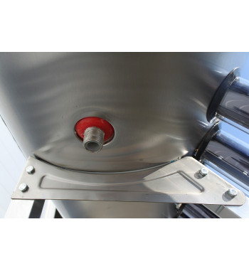 PANOU SOLAR PRESURIZAT PS190 - SARPANTA C.565 (bazin inox 190l; cutie 15 tuburi vidate; cutie cu furnitura PS190 sarpanta) PANOU SOLAR PRESURIZAT PS190 - SARPANTA C.565 (bazin inox 190l; cutie 15 tuburi vidate; cutie cu furnitura PS190 sarpanta)