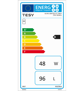 *BOILER TERMO-ELECTRIC MODECO 1 SERP. 100 TESY GCV9S 1004720 C21 TSRCP cl-B 302461 *BOILER TERMO-ELECTRIC MODECO 1 SERP. 100 TESY GCV9S 1004720 C21 TSRCP cl-B 302461