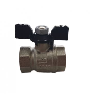 Robinet sferic Arco Nile/ VA25, cu fluture 1" int.- int.