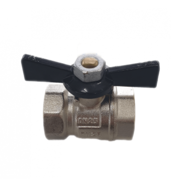 Robinet sferic Arco Nile/ VA25, cu fluture 1" int.- int.