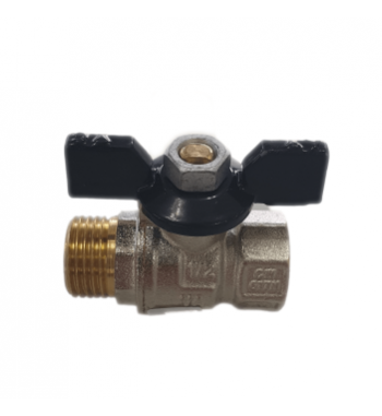 Robinet sferic Arco Nile/ VA25, cu fluture 1" int.- int.