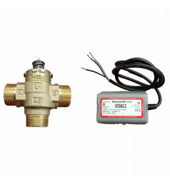 HONEYWELL THREE-WAY VALVE + MOTOR VCZMQ6000E+VC6013ZZ00E