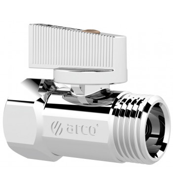 MINI GÖMBSZELEP 1/2 MH KRÓMOZOTT KARRAL 2207C