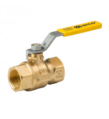 Robinet sferic Arco Mino pentru gaz cu fluture 1/2" int. -int.
