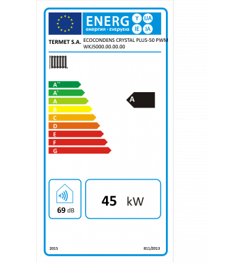 ECOCONDENS 50 CRYSTAL PLUS AT BOILER, WITH EXHAUST KIT, CL.A 5001RO