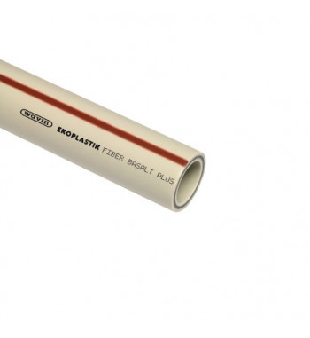 Teava FIBER BASALT PLUS, gri, cu fibra de bazalt 25x3,5x4000 mm