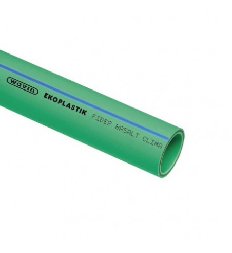 ȚEAVĂ PP-RCT EKOPLASTIK GRI FIBER BASALT CLIMA 63X5.8X4M S5   STRFB0C63RCT Ambalaj: 4/12