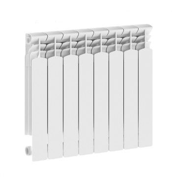 RADIATOR ALUMINIU G600F - 8 ELEMENTI  ARMATURA