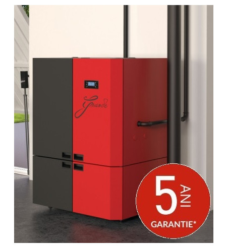 COMPACT STEEL PELLET BOILER GRANDE RC 37KW