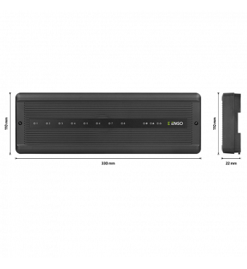 *FLOOR HEATING CONTROL CENTER 230V ECB8-230