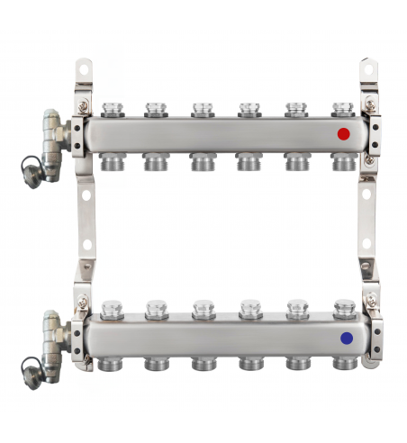 DISTRIBUITOR/COLECTOR WOODY 1'' INOX 4 CIRCUITE WYI004