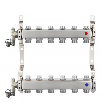 DISTRIBUITOR/COLECTOR WOODY 1'' INOX 3 CIRCUITE WYI003