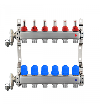 DISTRIBUITOR/COLECTOR WOODY 1'' INOX 3 CIRC. 3/4'' CU DEBITMETRU WYID003 DISTRIBUITOR/COLECTOR WOODY 1'' INOX 3 CIRC. 3/4'' CU DEBITMETRU WYID003