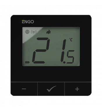 *WIFI INTERNET ROOM THERMOSTAT, BLACK, E20I-B