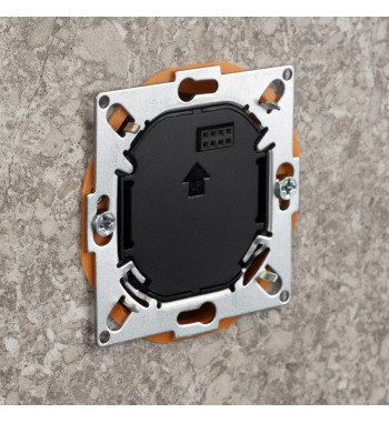 *WIFI INTERNET ROOM THERMOSTAT FOR 55X55 FRAME, BLACK E55-B