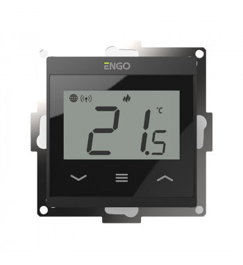 *WIFI INTERNET ROOM THERMOSTAT FOR 55X55 FRAME, BLACK E55-B