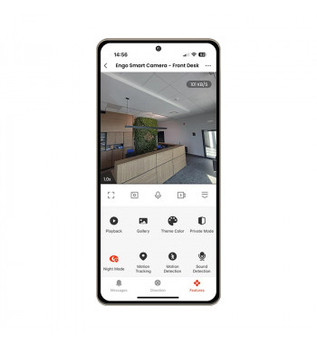 *ENGO OKOS MEGFIGYELŐ KAMERA 360° ECAM