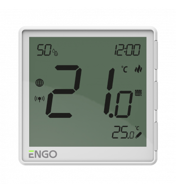 *ZIGBEE WIFI SZOBAI TERMOSZTÁT, 230V, FEHÉR, EONE-230W