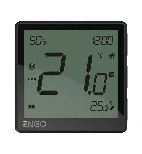 *TERMOSTAT DE CAMERA WIFI ZIGBEE, LI-ION, NEGRU EONE-BATB