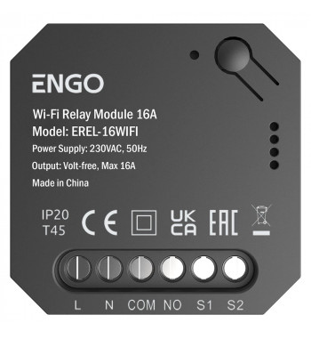 *SMART RELAY, 1X16A OUTPUT, NO-COM EREL-16WIFI