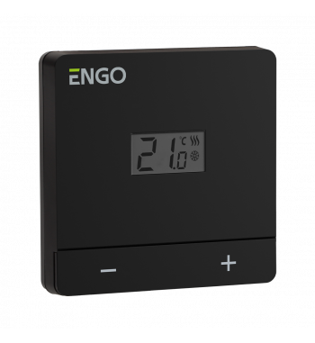 *VEZETÉKES SZOBATERMOSZTÁT, 230V, FEKETE, EASY-230B