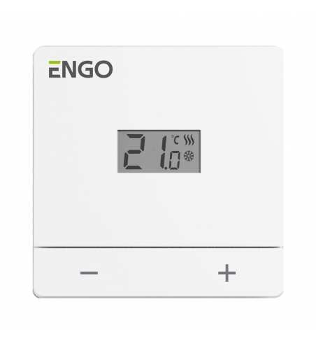 *WIRED ROOM THERMOSTAT, 24V, WHITE, EASY-24W