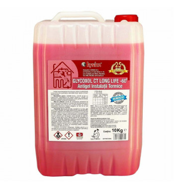 GLYCOXOL CT LONG LIFE ANTIFREEZE LIQUID -60C 10 KG CANISTER 451212