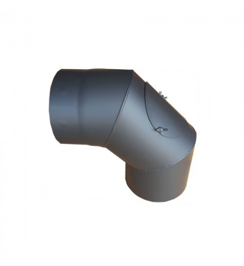 STEEL FLUE ELBOW 120/90