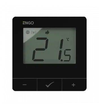 *TERMOSTAT DE CAMERA WIFI ZIGBEE/868MHZ, 230V, NEGRU, E25-230B