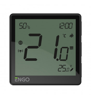 *TERMOSTAT DE CAMERA WIFI ZIGBEE, 230V, NEGRU, EONE-230B