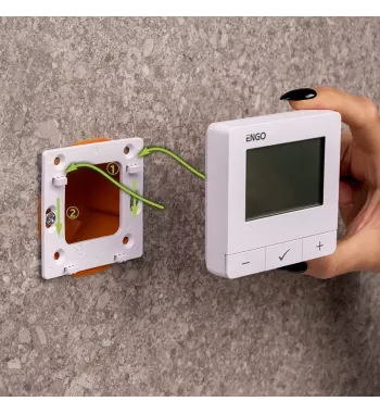 *WIFI ZIGBEE/868MHZ HELYSÉGTERMOSZTÁT, FEHÉR  E25-BATW