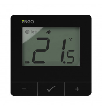 *TERMOSTAT DE CAMERA WIFI ZIGBEE/868MHZ, NEGRU E25-BATB