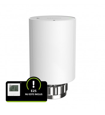 *WIRELESS ELECTRONIC THERMOSTATIC HEAD, WHITE ETRV-M28