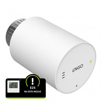 *WIRELESS ELECTRONIC THERMOSTATIC HEAD, WHITE ETRV-M28