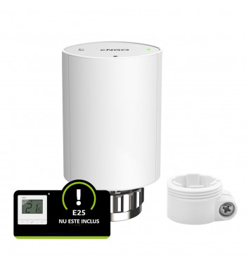 *ZIGBEE WIFI ROOM THERMOSTAT, LI-ION, WHITE EONE-BATW