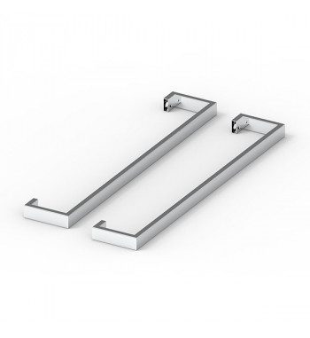 MIRROR TOWEL RAIL SET 2 BARS TGBR03