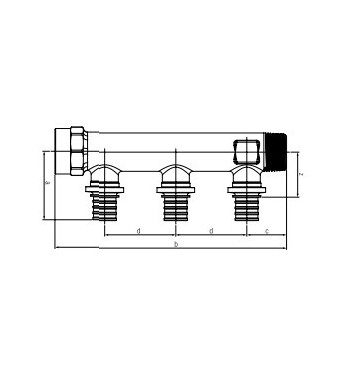 RAUTITAN RX+ CSÚSZÓHÜVELYES CSATLAKOZÓS ELVÁLASZTÓ, 16-R/RP3/4-3 KÖR 14563851001 Csomagolás: 1/1