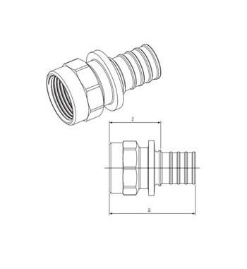 REDUCTIE RAUTITAN RX, CU FILET INTERIOR 25-RP1 13662891001