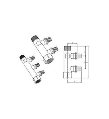 DISTRIB., RAUTITAN RX CONNECTOR, 16-R/RP3/4-3 CIRCUITS 13661311001 Packaging: 1/