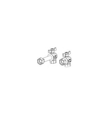 REHAU SET ROBINET CU BILA ORIZONTAL G1 12081221001