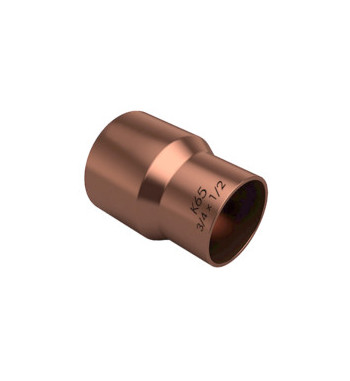 5243 COPPER REDUCING COUPLING F-M 35-22  B