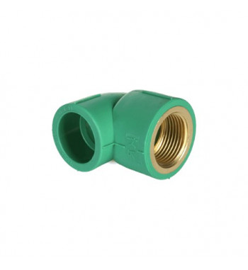 Cot racord PPR verde int.- int. metalic 25X1/2"X90°