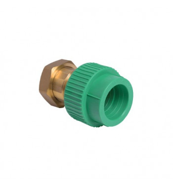 Racord semiolandez PPR verde int.- int. 20X3/4"